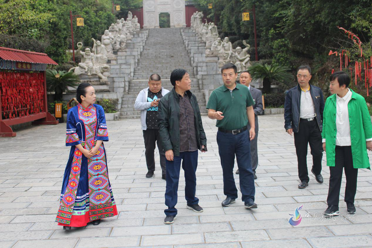 仙佛寺景区迎接省旅游景区交叉检查组